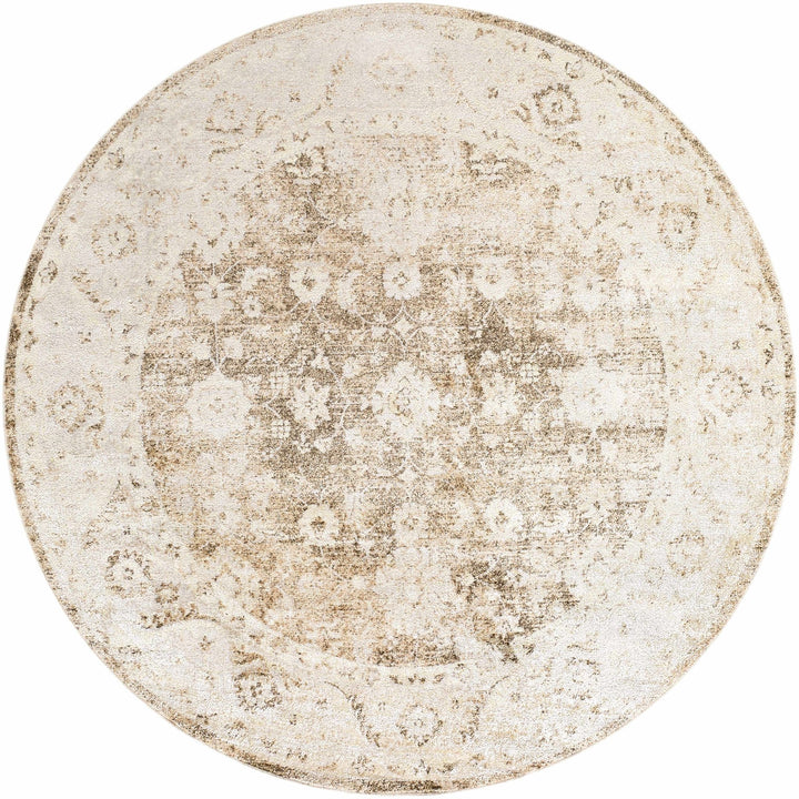 Aniyah Traditional Beige And Brown Washable Rug - The Rug Decor