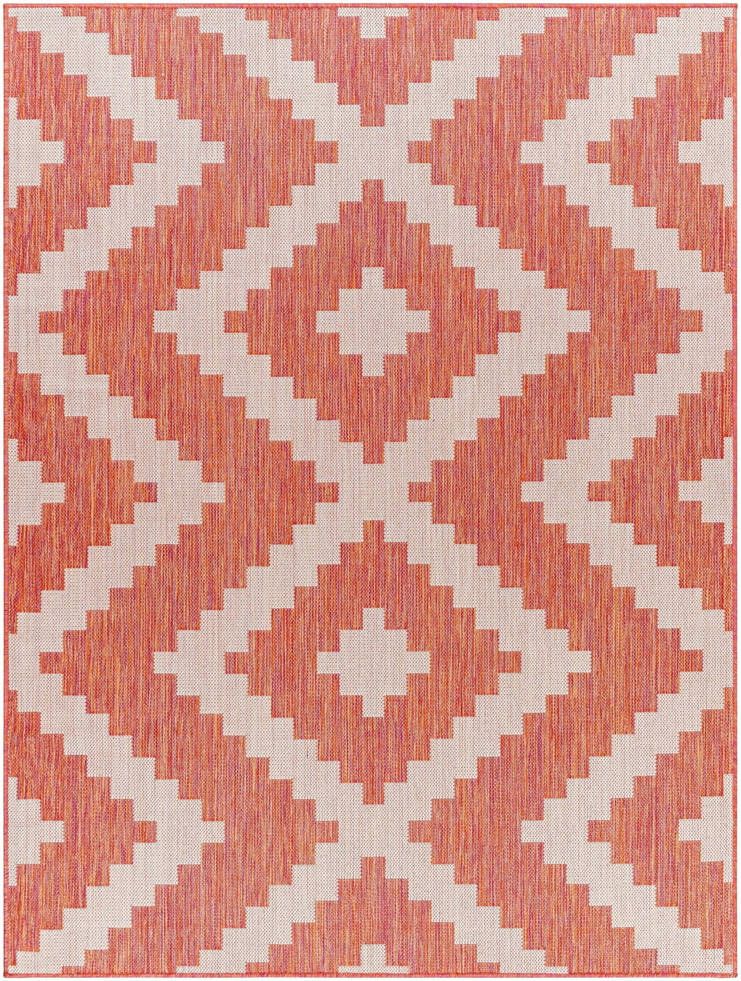 Anke Bohemian Style Burnt Orange Area Rug - The Rug Decor