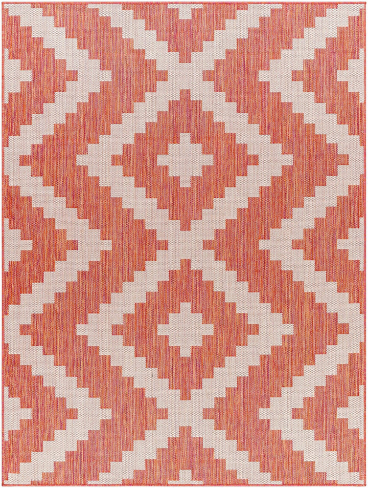 Anke Bohemian Style Burnt Orange Area Rug - The Rug Decor