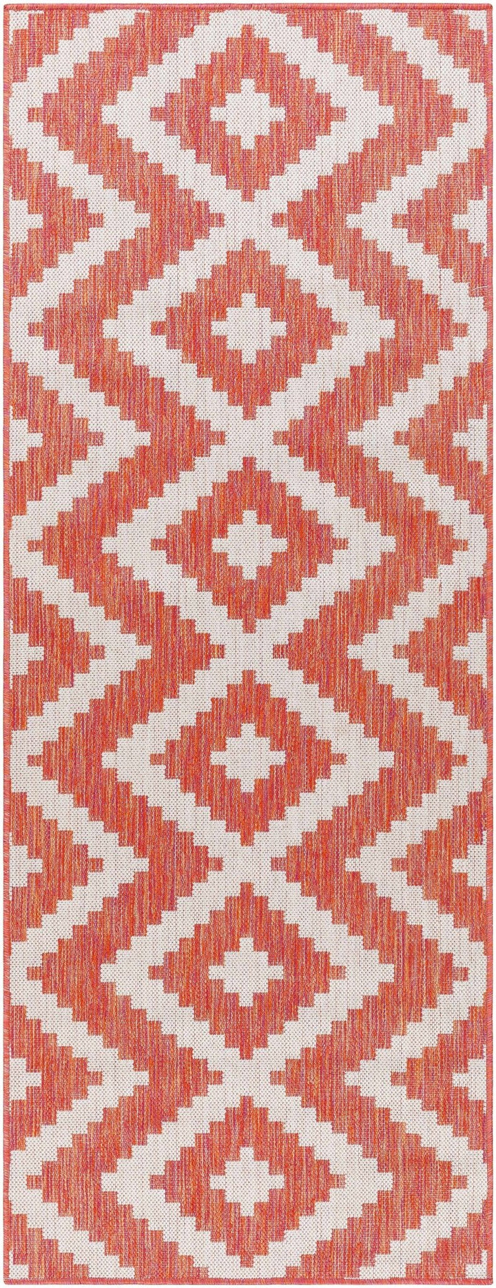 Anke Bohemian Style Burnt Orange Area Rug - The Rug Decor