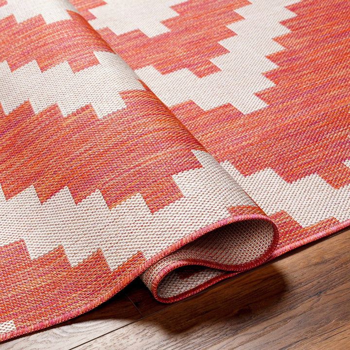 Anke Bohemian Style Burnt Orange Area Rug - The Rug Decor