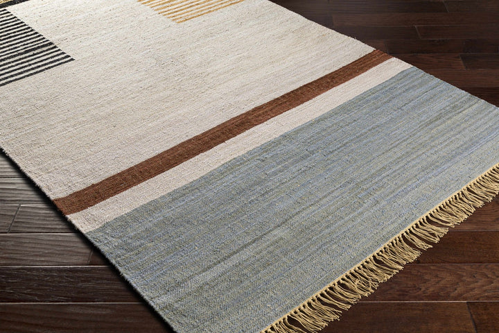 Annangrove Contemporary Geometrical Beige And Gray Rug - The Rug Decor