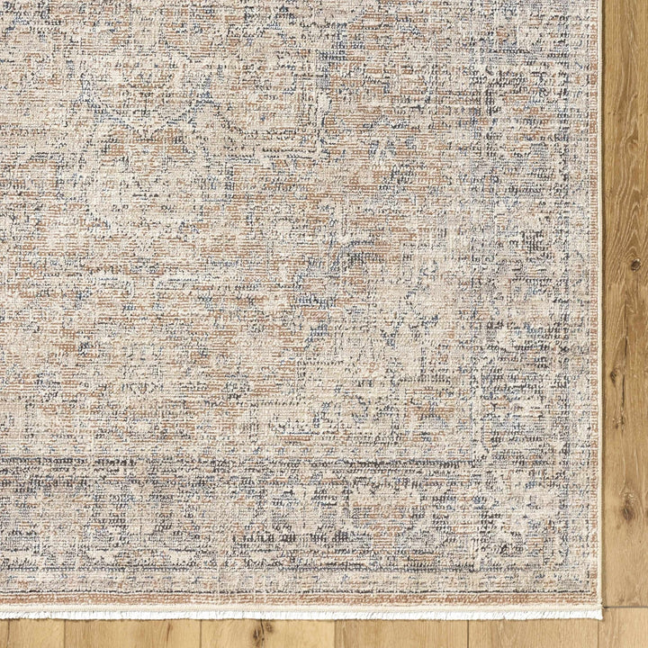 Anomie Traditional Beige And Gray Area Rug - The Rug Decor
