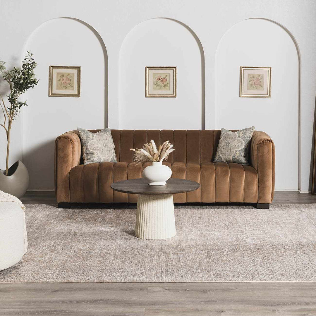 Anomie Traditional Beige And Gray Area Rug - The Rug Decor