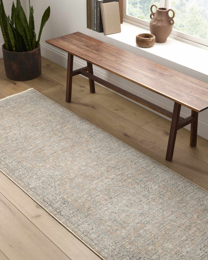 Anomie Traditional Beige And Gray Area Rug - The Rug Decor