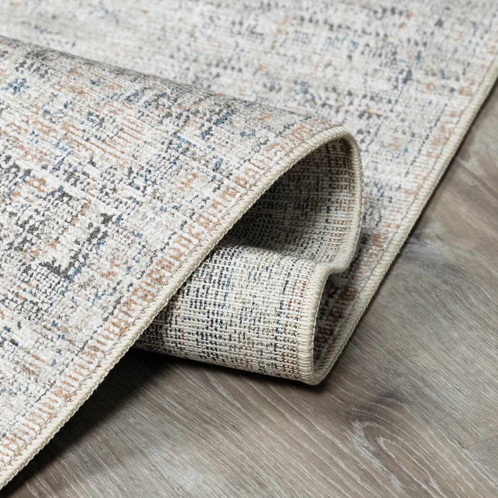 Anomie Traditional Beige And Gray Area Rug - The Rug Decor