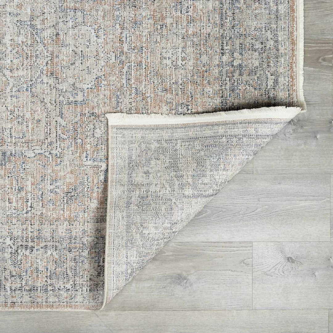 Anomie Traditional Beige And Gray Area Rug - The Rug Decor