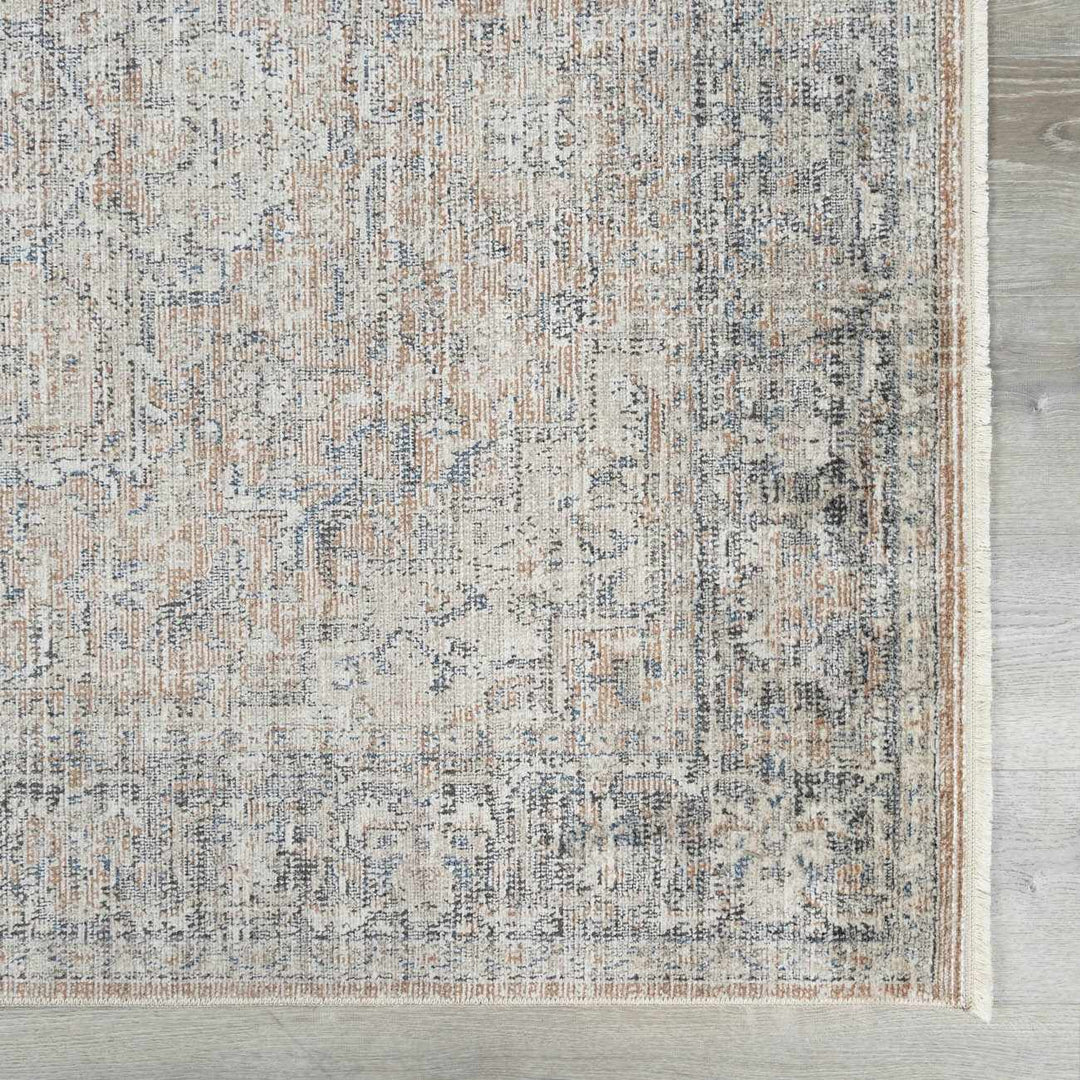 Anomie Traditional Beige And Gray Area Rug - The Rug Decor