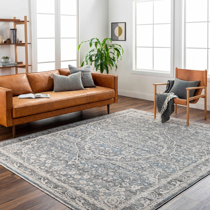 Anouk Traditional Style Beige And Gray Area Rug - The Rug Decor
