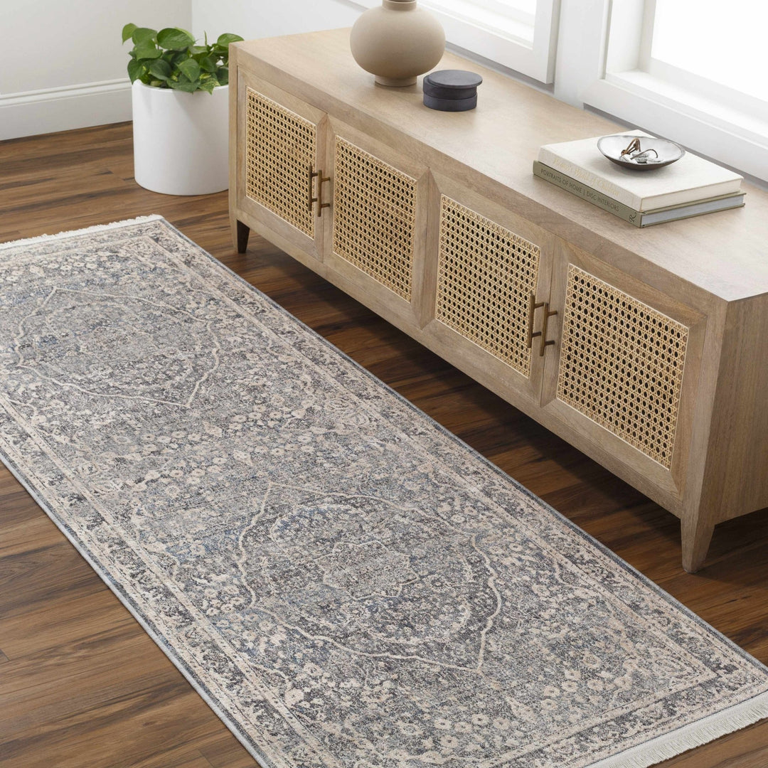 Anouk Traditional Style Beige And Gray Area Rug - The Rug Decor
