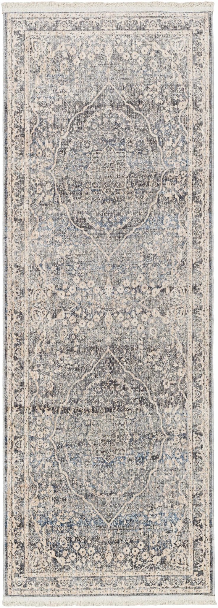 Anouk Traditional Style Beige And Gray Area Rug - The Rug Decor