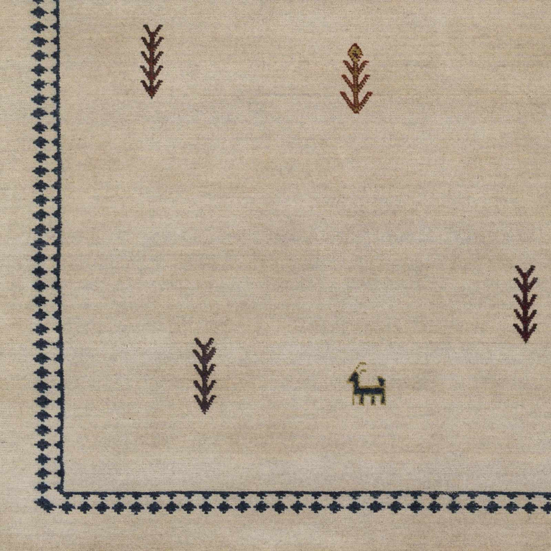 Anstruther Beige Modern Style Hand Knotted Wool Area Rug - The Rug Decor