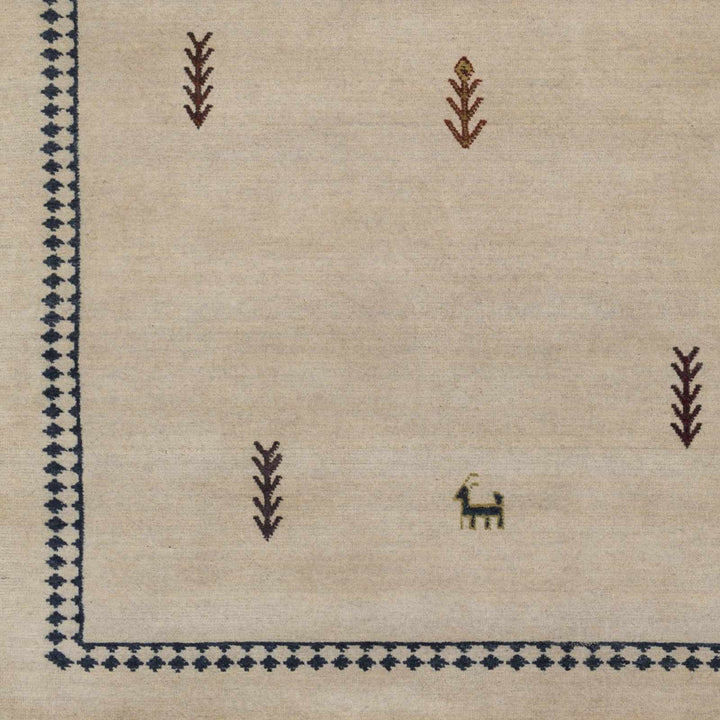 Anstruther Beige Modern Style Hand Knotted Wool Area Rug - The Rug Decor