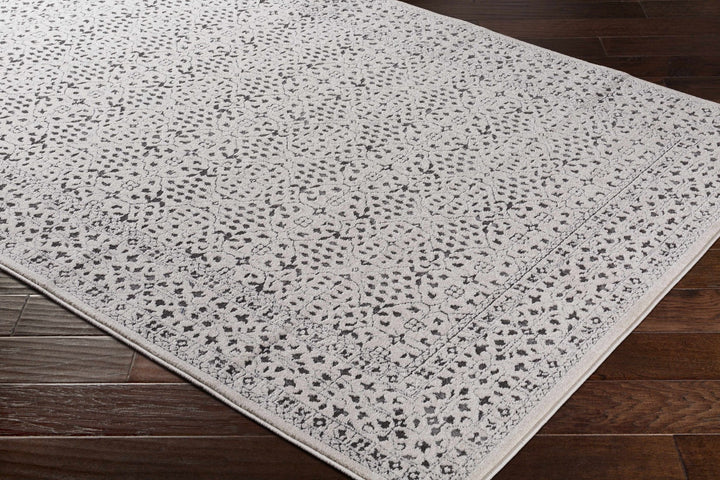 Antique Design Beige and Charcoal Traditional area rug - The Rug Decor