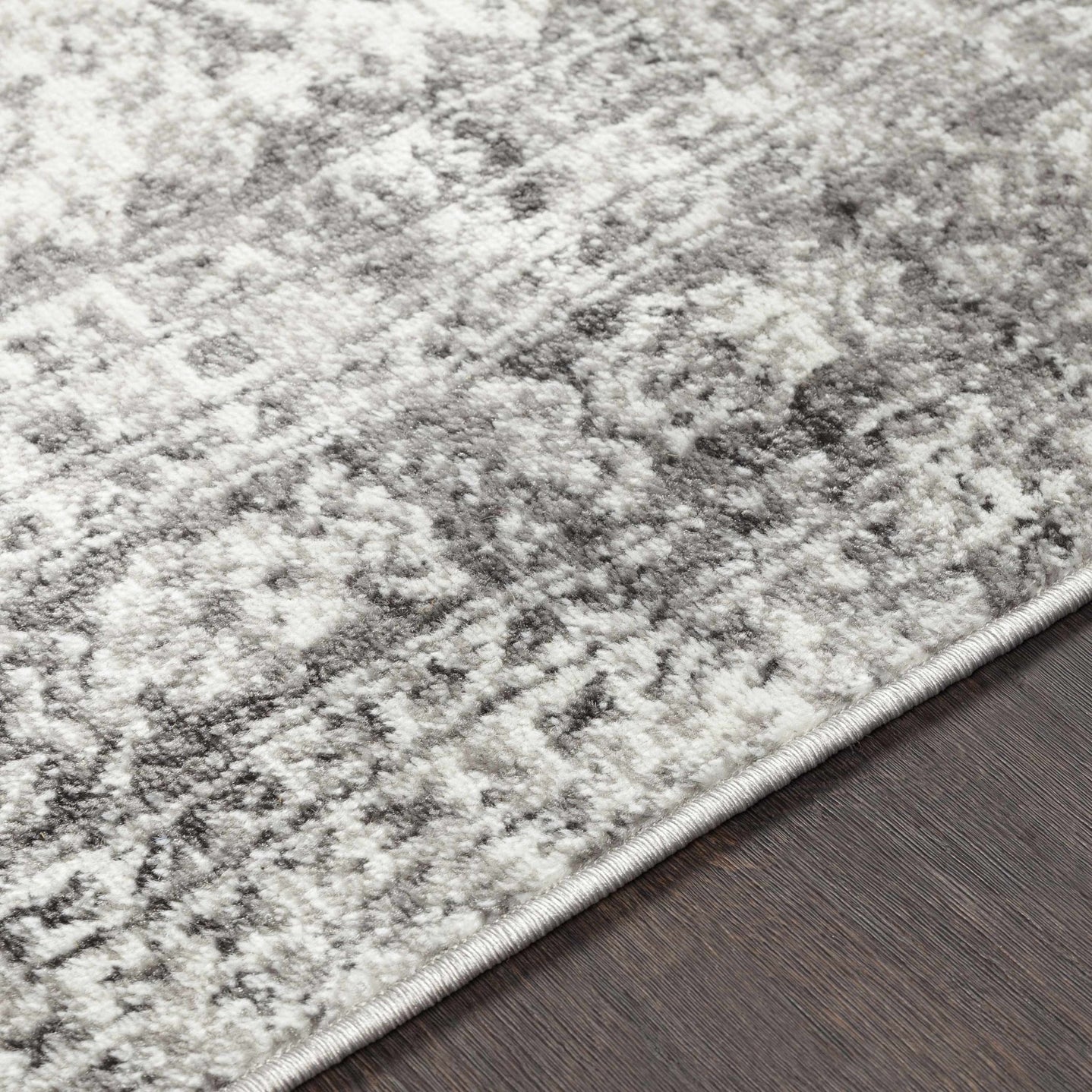 Antique Style Gray, Ivory and Charcoal Traditional Heriz Multi Size Area Rug - The Rug Decor