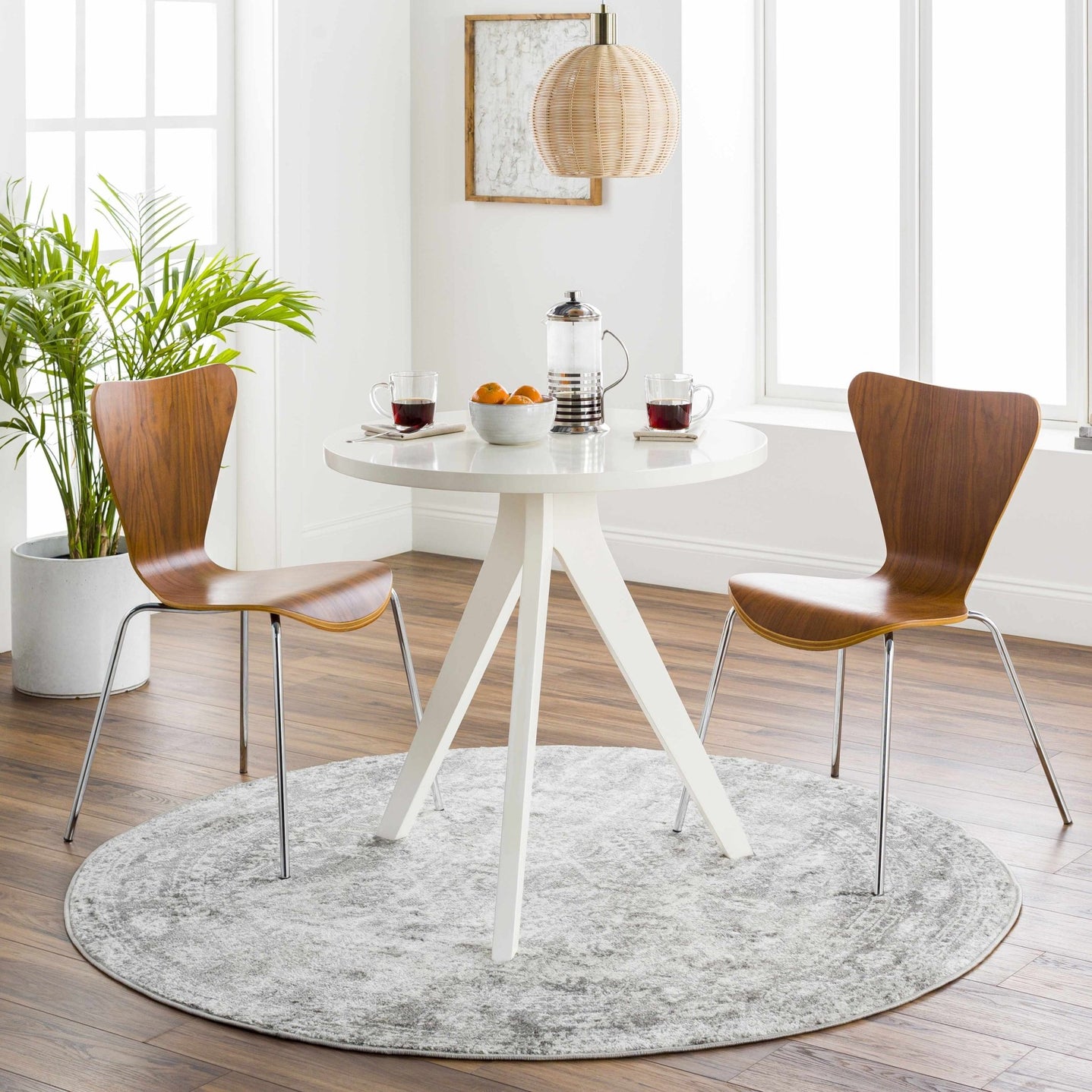 Antique Style Gray, Ivory and Charcoal Traditional Heriz Multi Size Area Rug - The Rug Decor