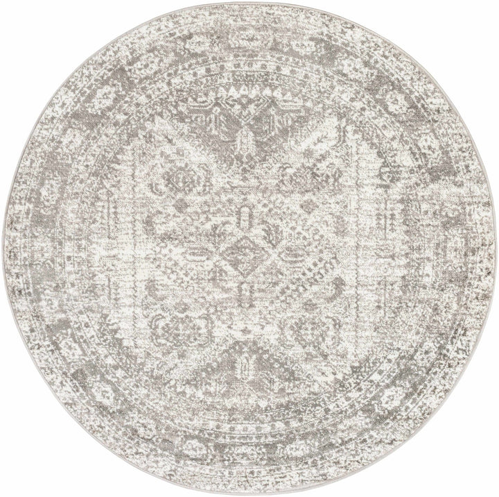 Antique Style Gray, Ivory and Charcoal Traditional Heriz Multi Size Area Rug - The Rug Decor