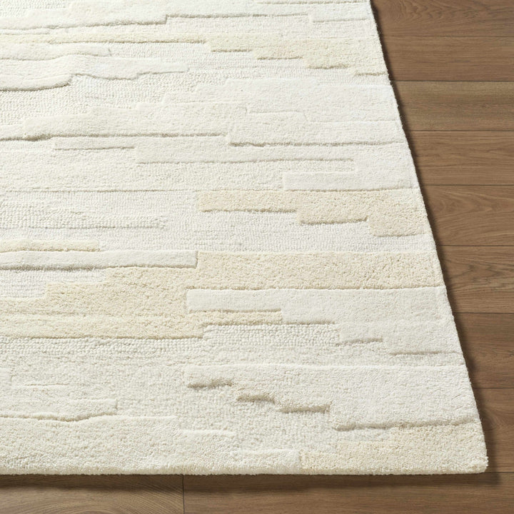 Anufry Contemporary Abstract Beige And Ivory Rug - The Rug Decor