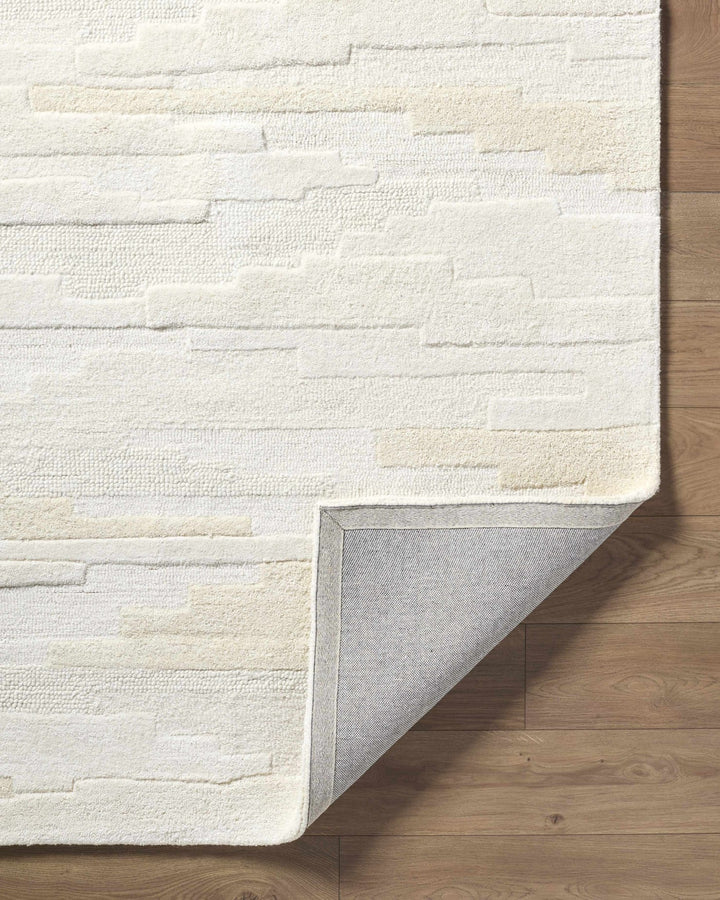 Anufry Contemporary Abstract Beige And Ivory Rug - The Rug Decor