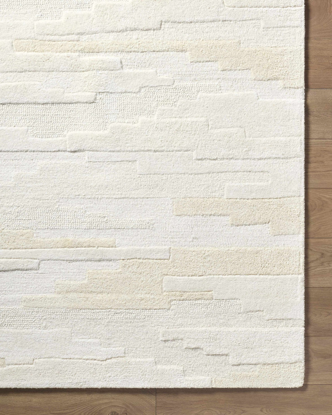 Anufry Contemporary Abstract Beige And Ivory Rug - The Rug Decor