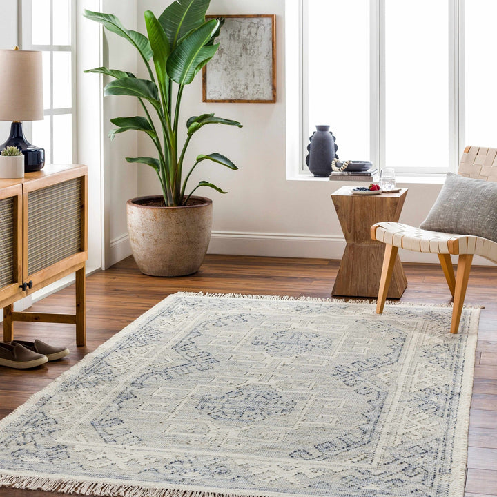 Anund Traditional Beige And Gray Area Rug - The Rug Decor