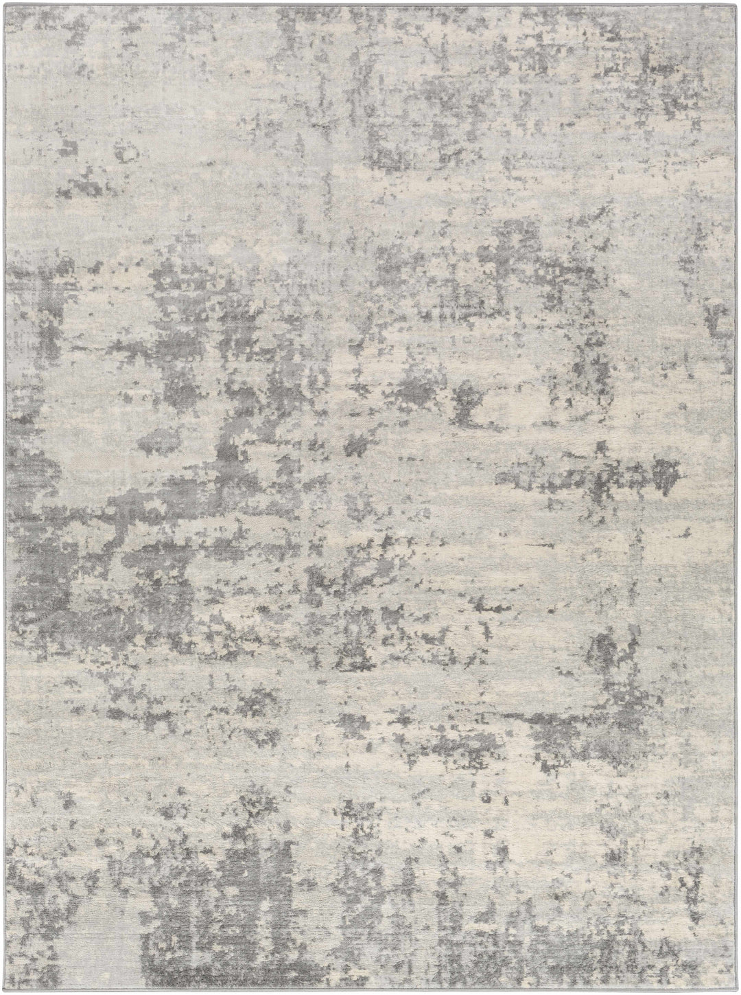 Apison Modern Abstract Design Gray Area Rug