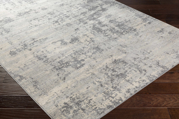 Apison Modern Abstract Design Gray Area Rug