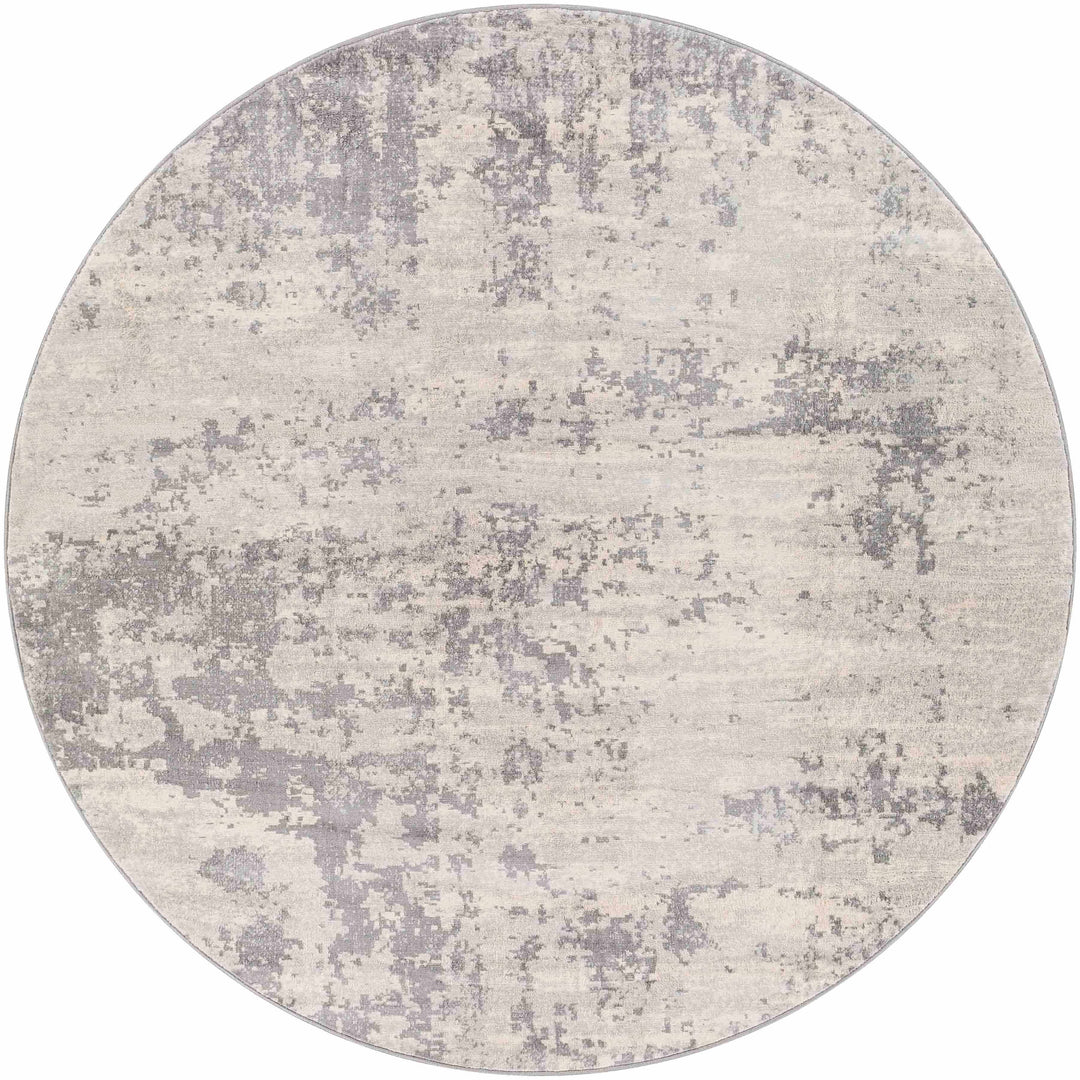 Apison Modern Abstract Design Gray Area Rug