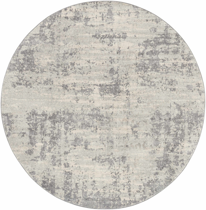 Apison Modern Abstract Design Gray Area Rug
