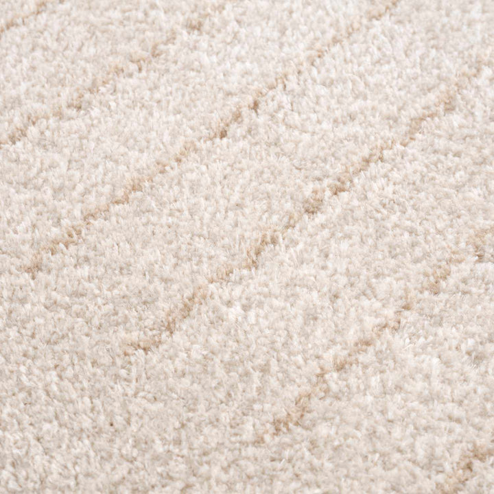 Apichu Contemporary Geometrical Beige And Camel Washable Area Rug - The Rug Decor