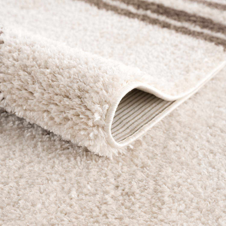 Apichu Modern Brown And Beige Washable Area Rug - The Rug Decor