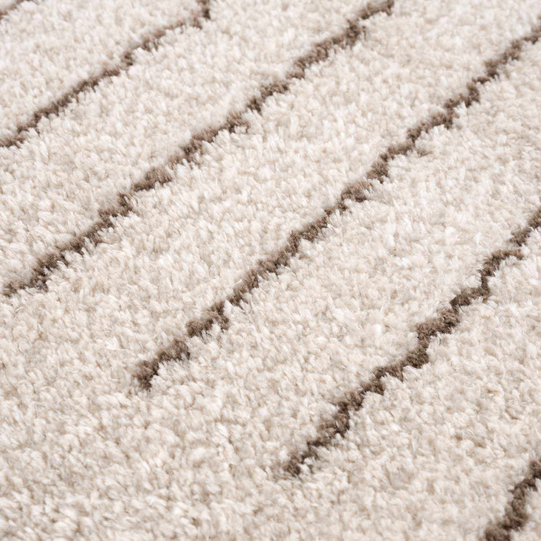 Apichu Modern Brown And Beige Washable Area Rug - The Rug Decor