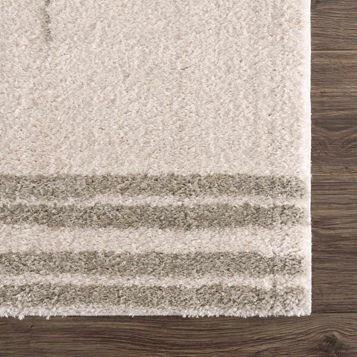 Apichu Modern Style Beige And Gray Washable Area Rug - The Rug Decor