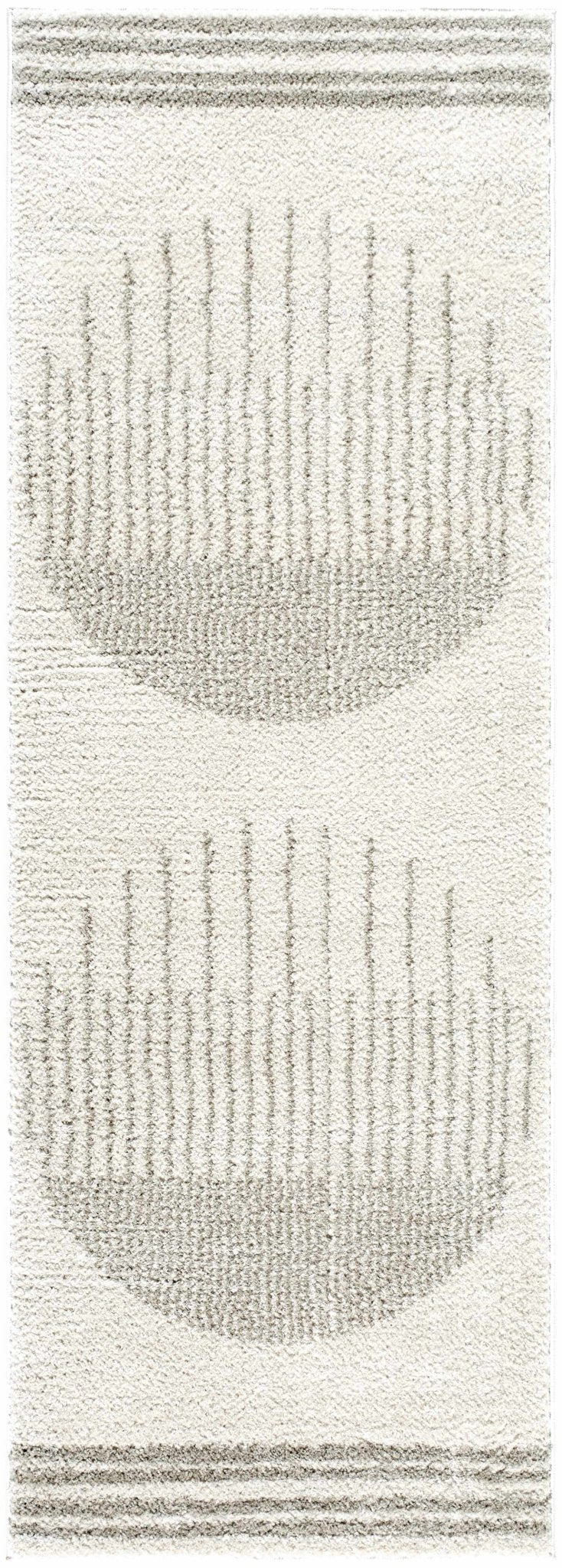 Apichu Modern Style Beige And Gray Washable Area Rug - The Rug Decor