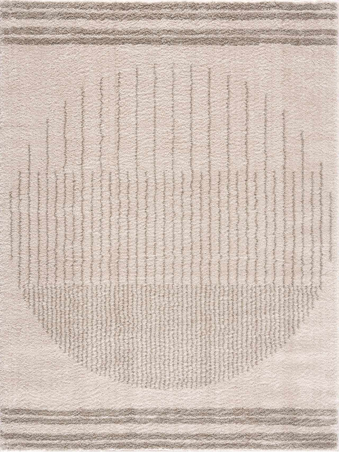 Apichu Modern Style Beige And Gray Washable Area Rug - The Rug Decor