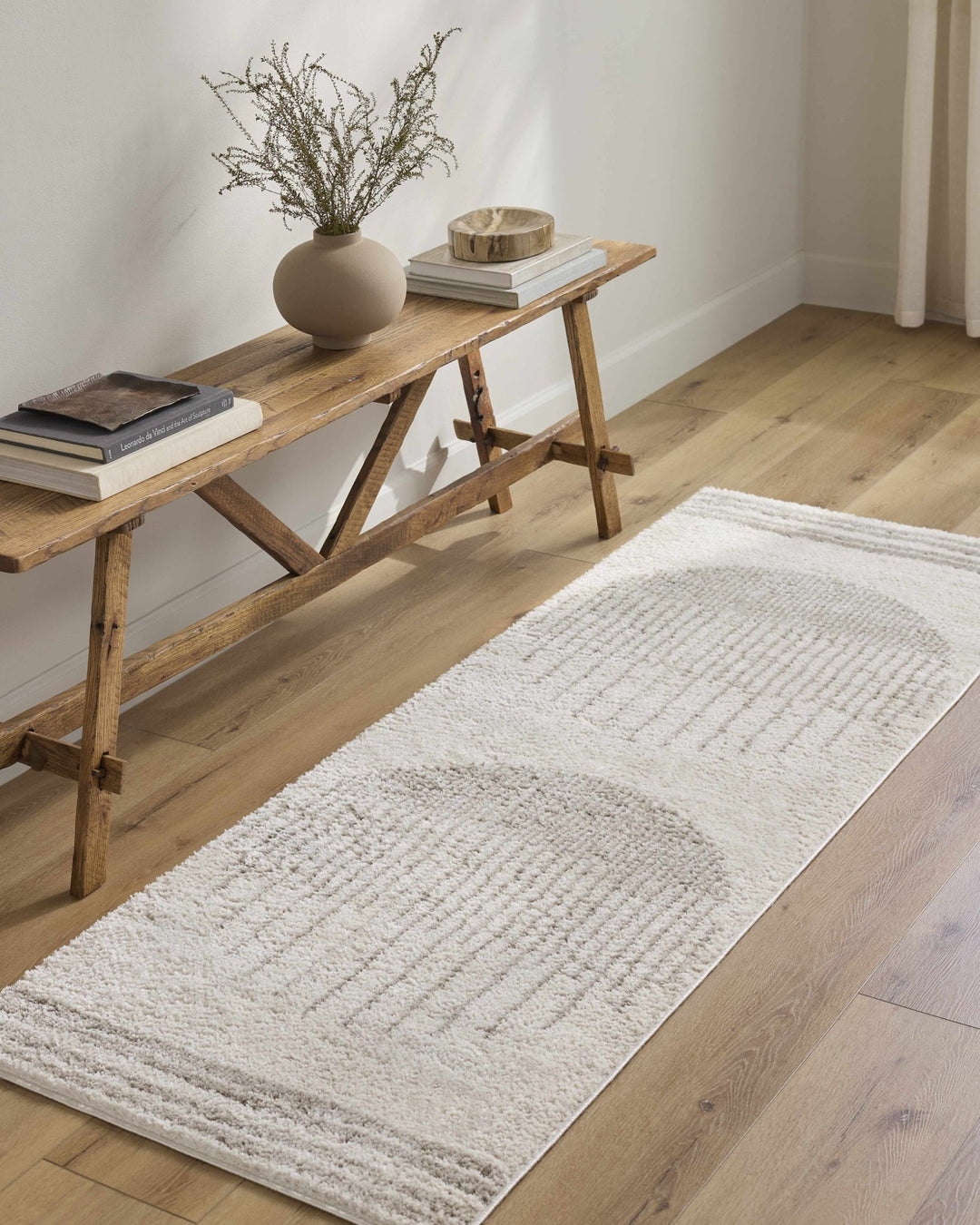 Apichu Modern Style Beige And Gray Washable Area Rug - The Rug Decor