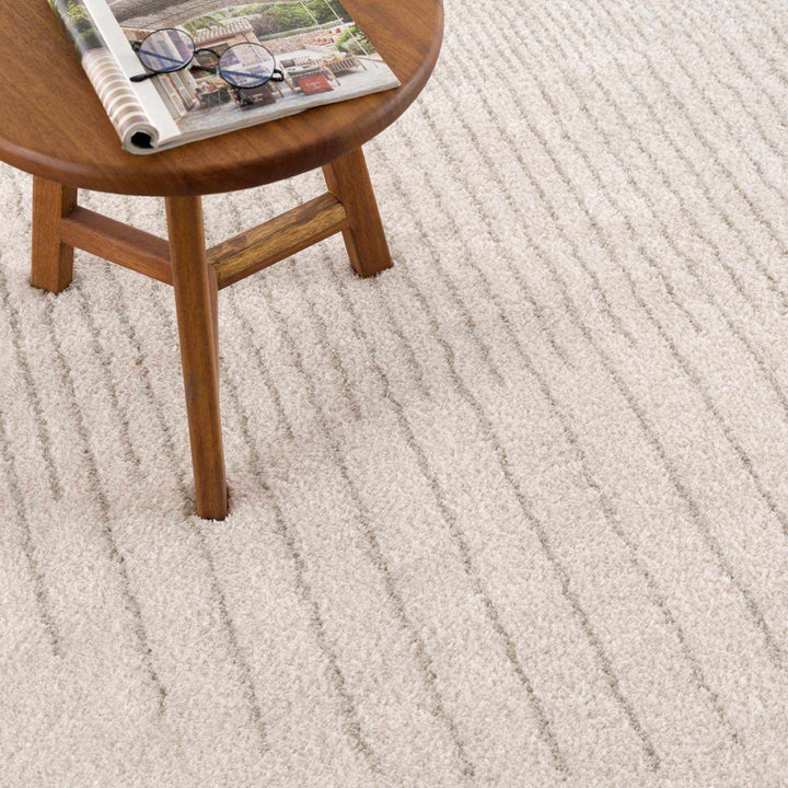 Apichu Modern Style Beige And Gray Washable Area Rug - The Rug Decor