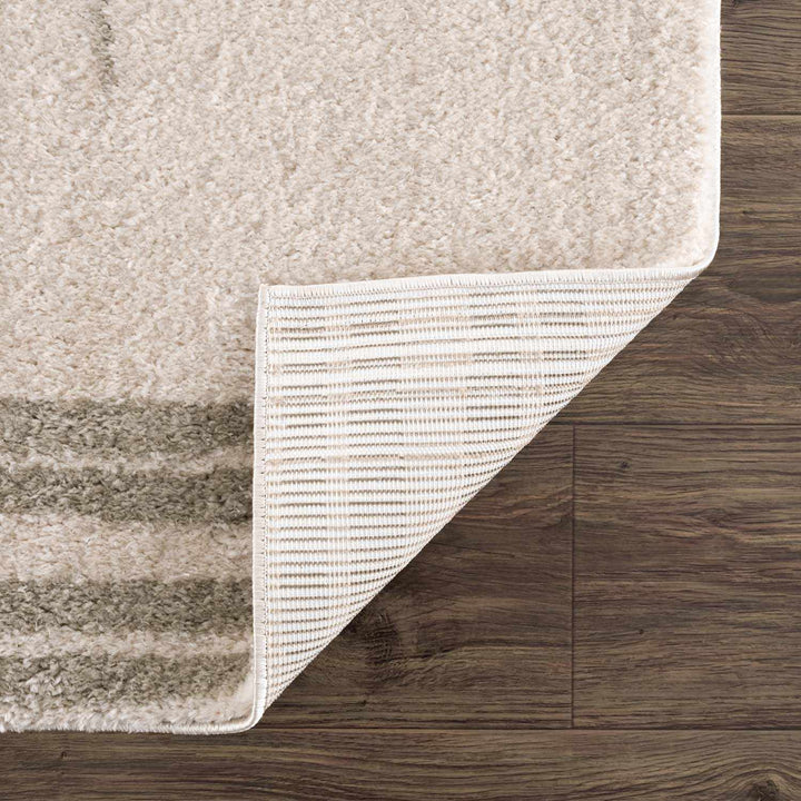 Apichu Modern Style Beige And Gray Washable Area Rug - The Rug Decor
