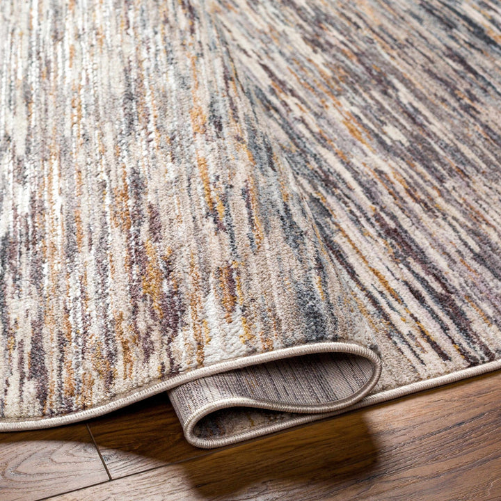 Apria Contemporary Abstract Gray And Brown Area Rug - The Rug Decor