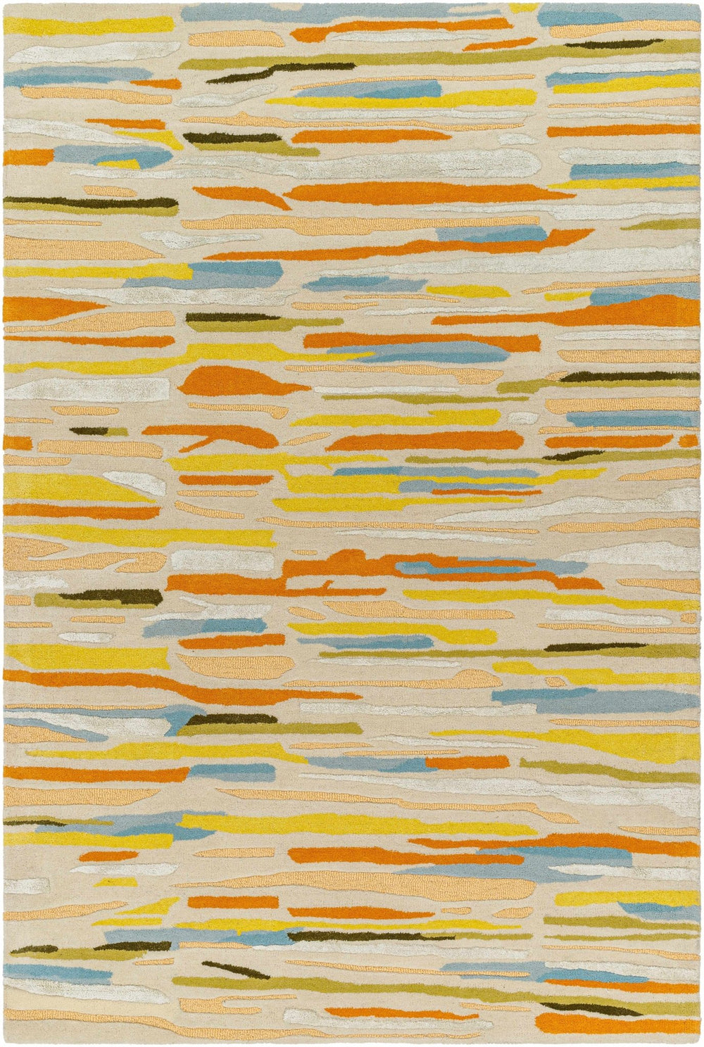 Aram Contemporary Abstract Multicolor Area Rug - The Rug Decor