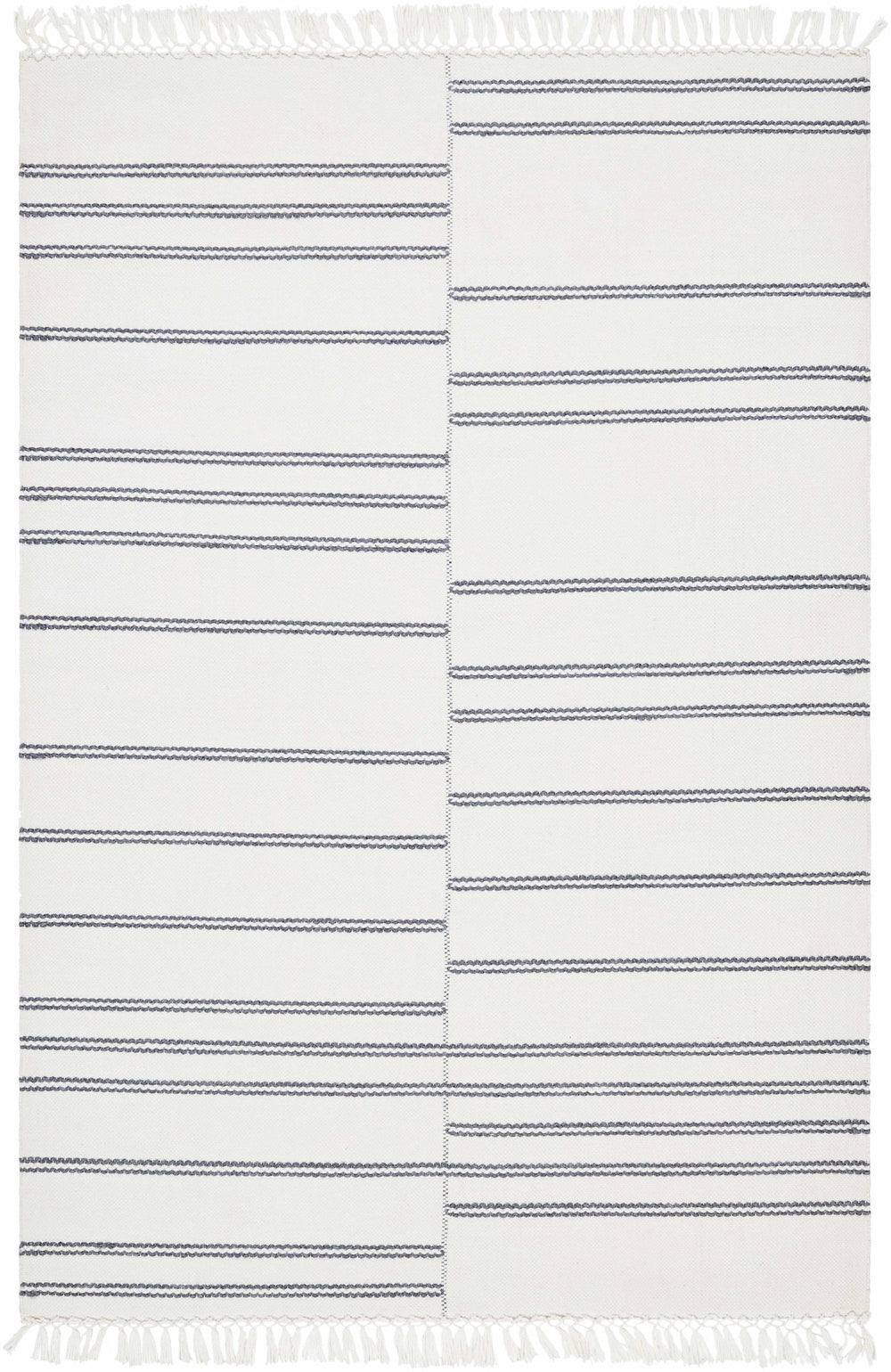 Aras Modern Style Off White Hand Woven Area Rug - The Rug Decor