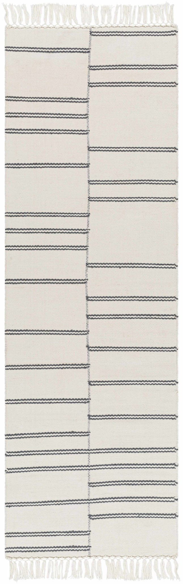 Aras Modern Style Off White Hand Woven Area Rug - The Rug Decor