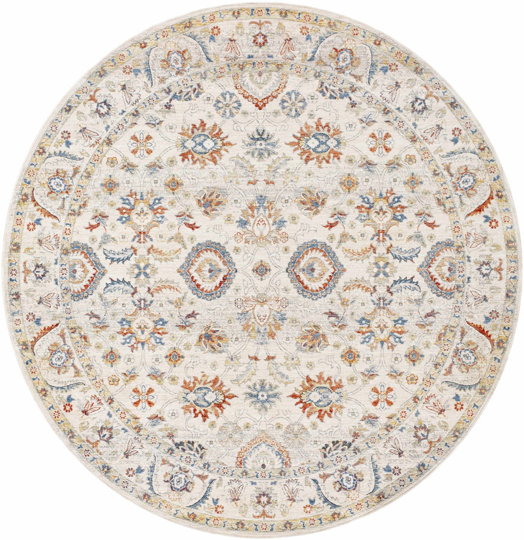 Araya Beige And Rust Traditional Style Rug - The Rug Decor