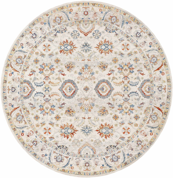 Araya Beige And Rust Traditional Style Rug - The Rug Decor