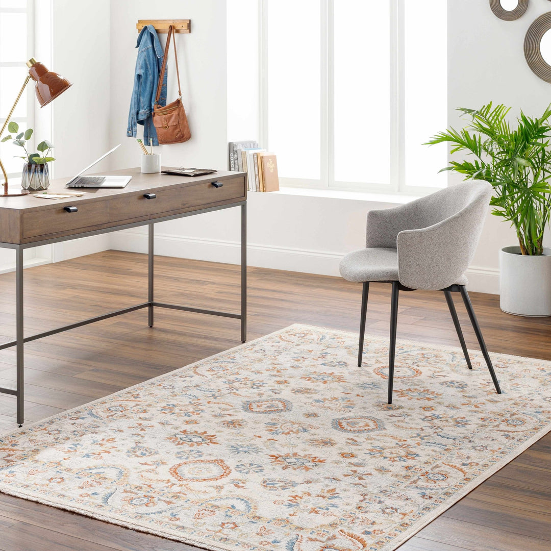 Araya Beige And Rust Traditional Style Rug - The Rug Decor