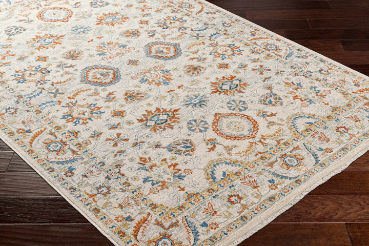 Araya Beige And Rust Traditional Style Rug - The Rug Decor