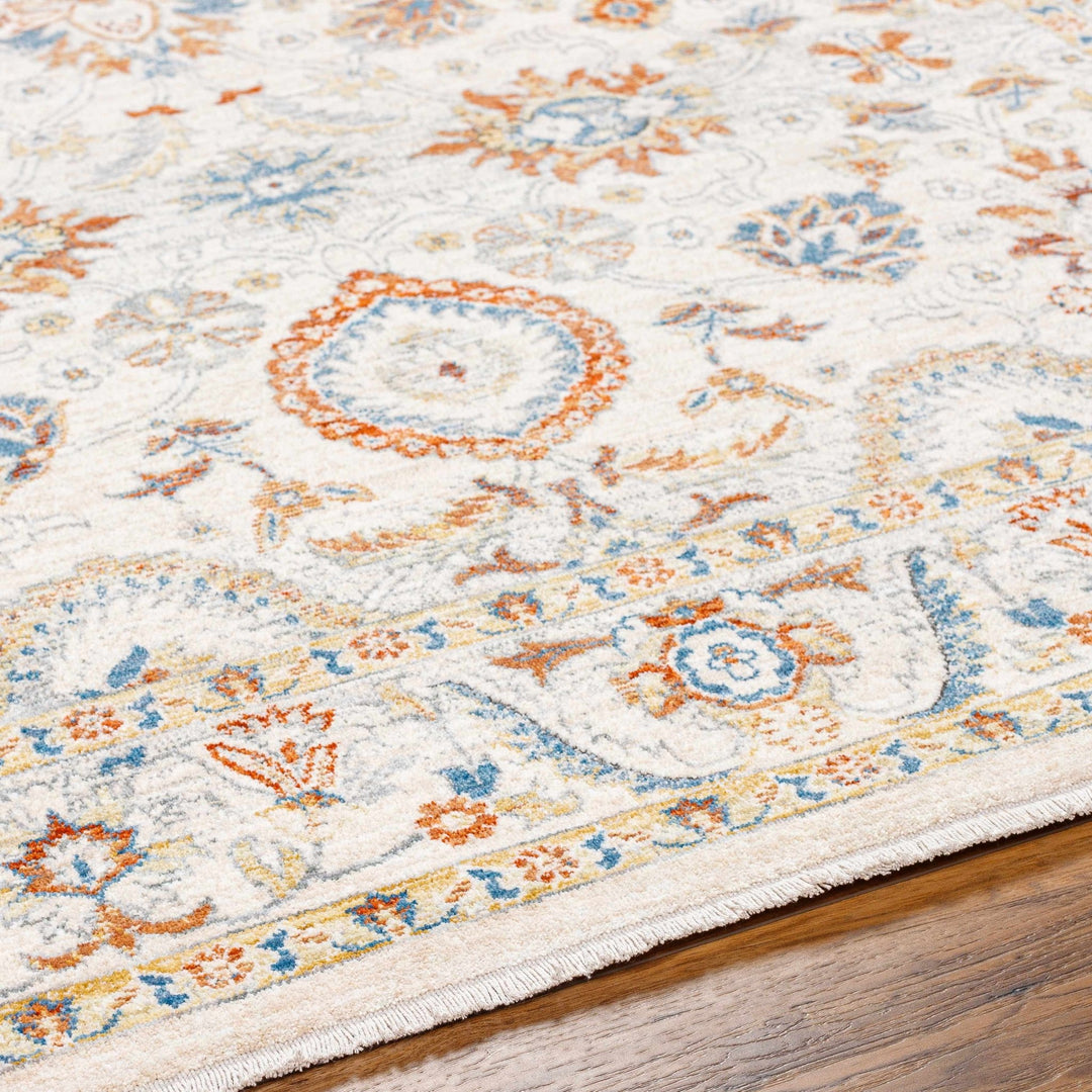 Araya Beige And Rust Traditional Style Rug - The Rug Decor