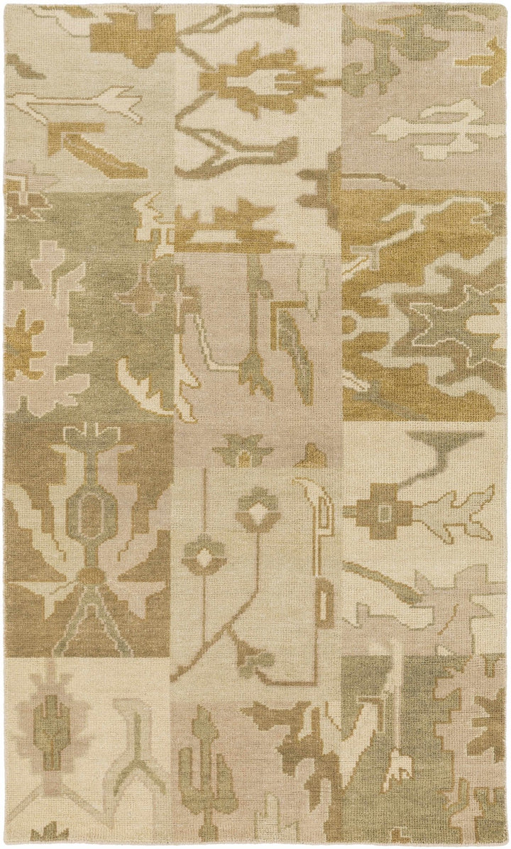 Arbyrd Contemporary Beige And Olive Area Rug - The Rug Decor
