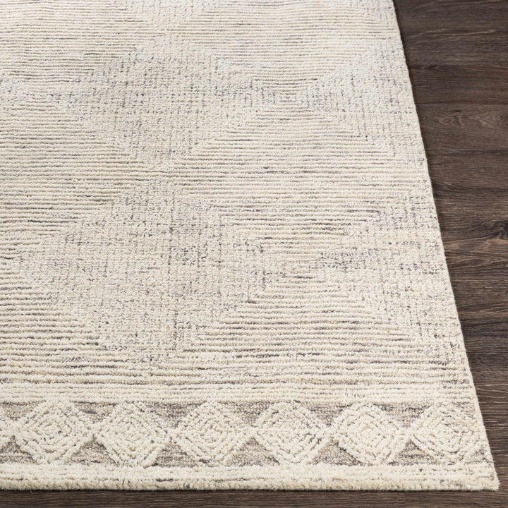 Archer Contemporary Cream And Black Rug - The Rug Decor