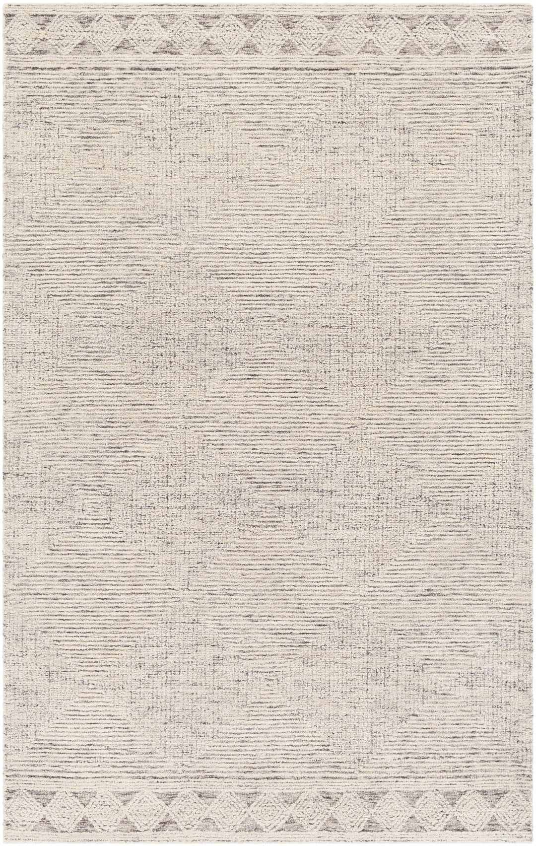 Archer Contemporary Cream And Black Rug - The Rug Decor